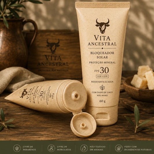 Bloqueador Solar de Tallow 100% Grass-fed 60g